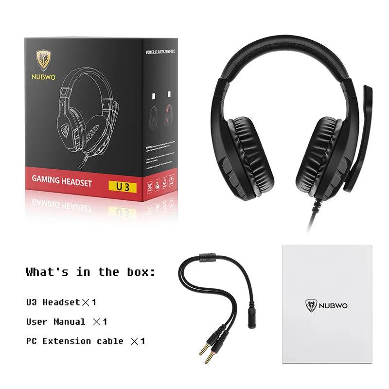 Gaming PS4 Headset Gamer PC Stereo Gaming Headphones Wired Control With Microphone For Computer One TV Gamer Bass Casque